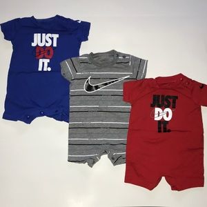 3 Piece Set Nike Onesies